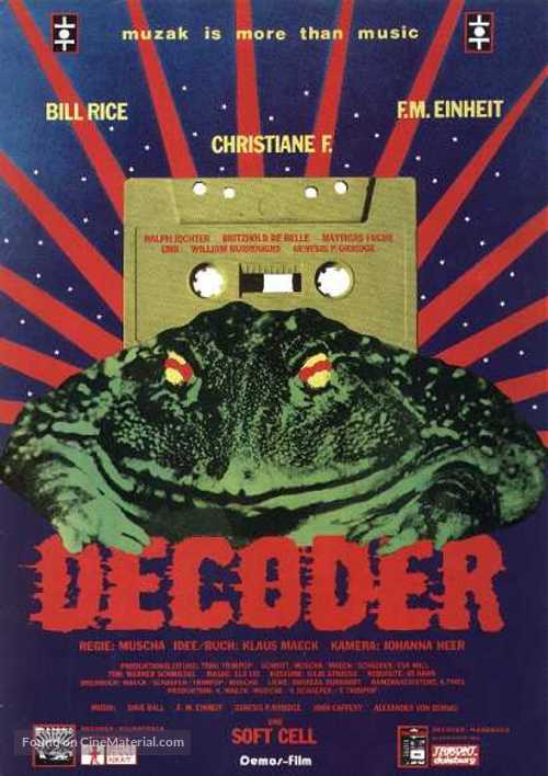 Decoder - German Movie Poster