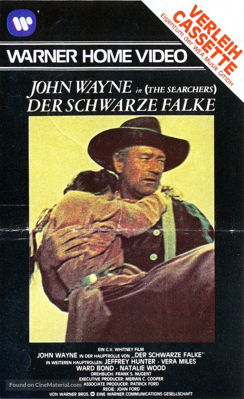 The Searchers - German VHS movie cover