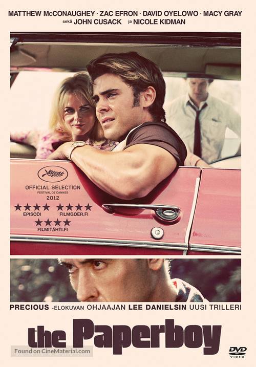 The Paperboy - Finnish DVD movie cover