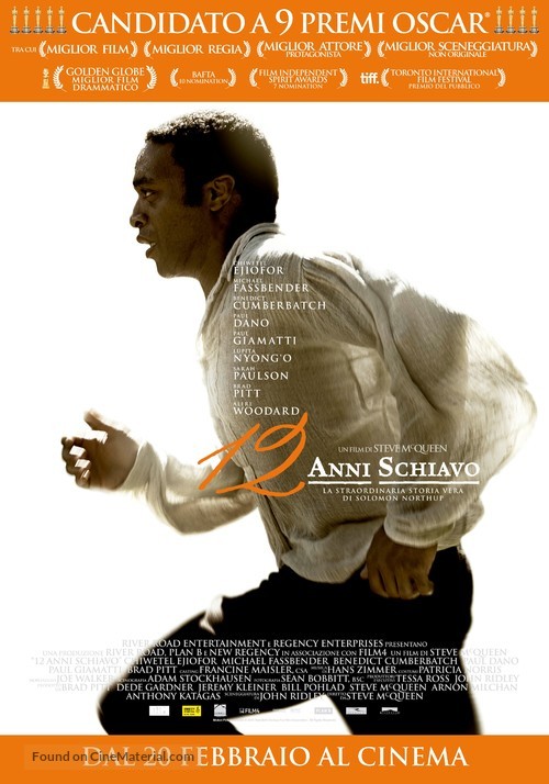 12 Years a Slave - Italian Movie Poster