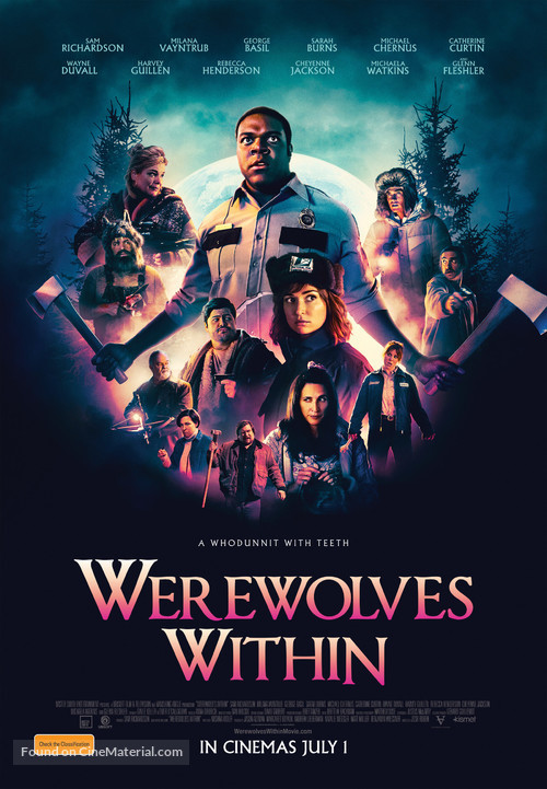 Werewolves Within - Australian Movie Poster