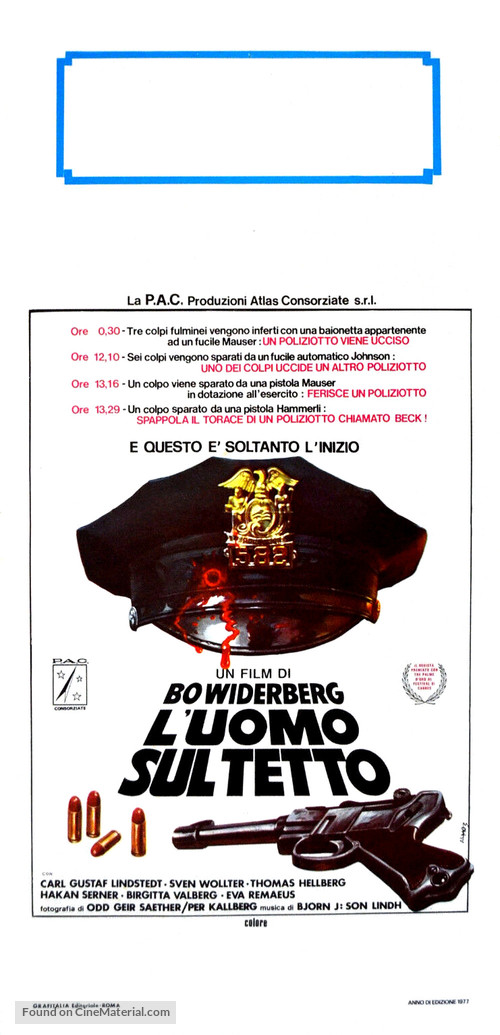 Mannen p&aring; taket - Italian Movie Poster