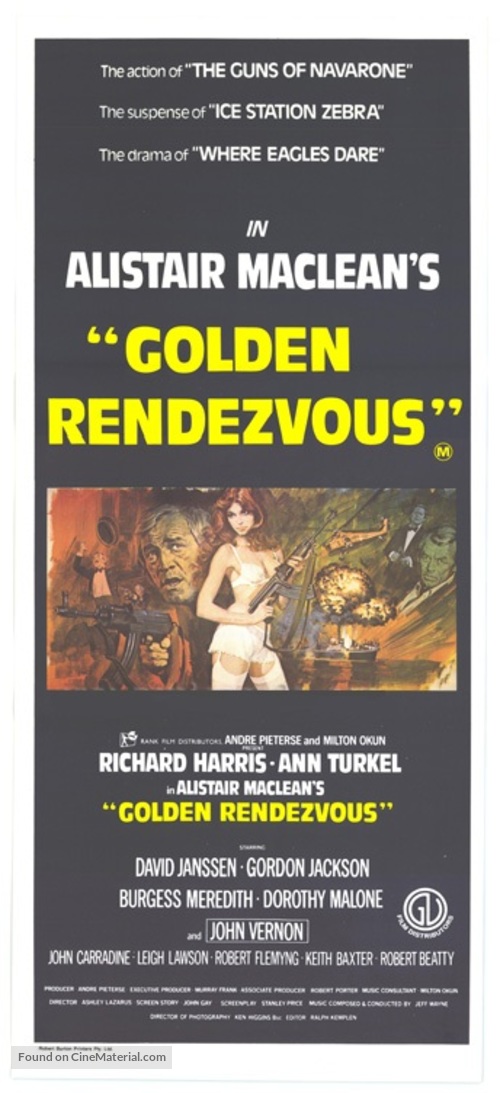 Golden Rendezvous - Australian Movie Poster