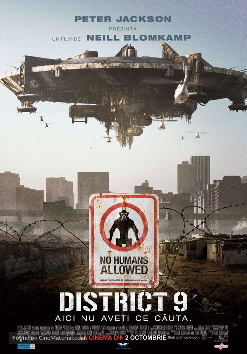 District 9 - Romanian Movie Poster