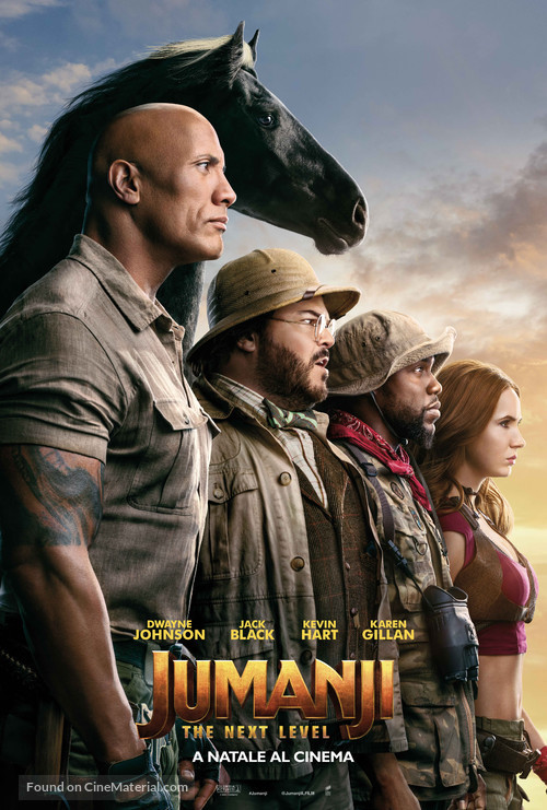 Jumanji: The Next Level - Italian Movie Poster