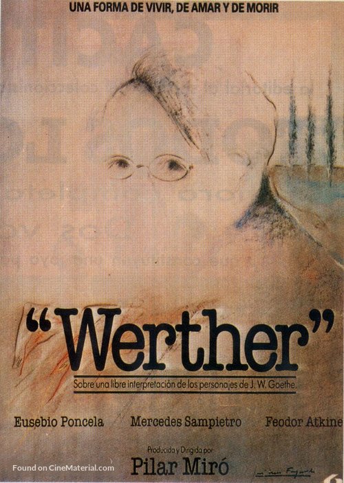 Werther - Spanish Movie Poster