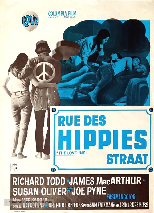 The Love-Ins - Belgian Movie Poster
