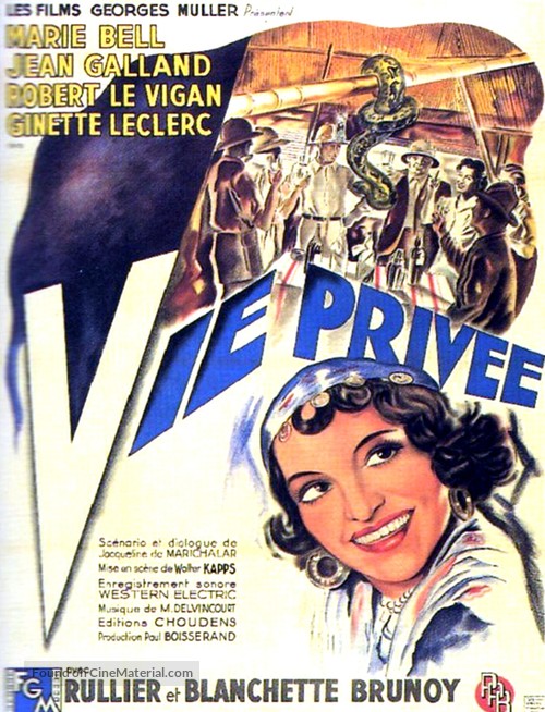 Vie priv&eacute;e - French Movie Poster