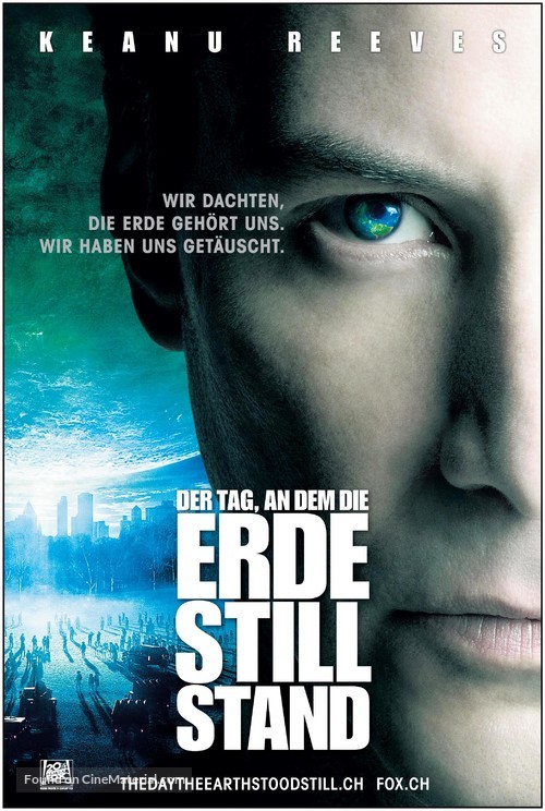The Day the Earth Stood Still - Swiss Movie Poster