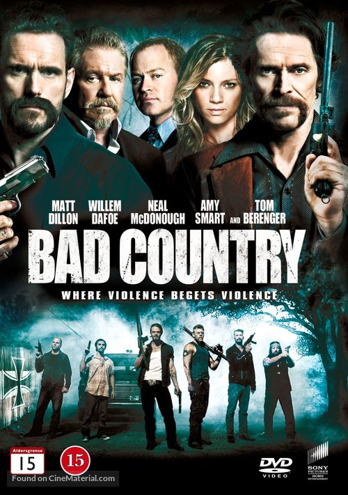 Bad Country - Danish DVD movie cover