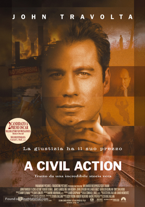 A Civil Action - Italian Movie Poster