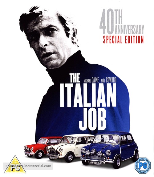 The Italian Job - British Movie Cover