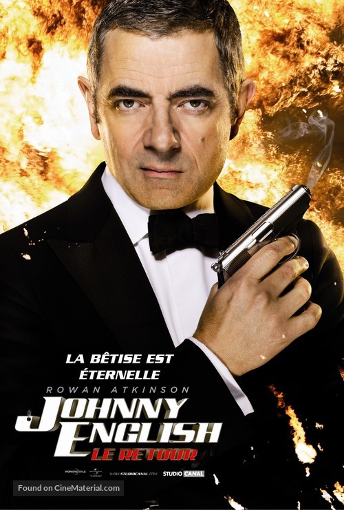 Johnny English Reborn - French Movie Poster