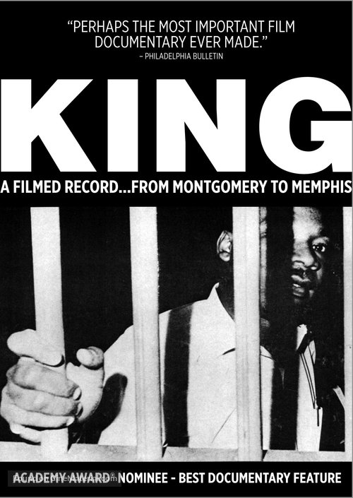 King: A Filmed Record... Montgomery to Memphis - DVD movie cover