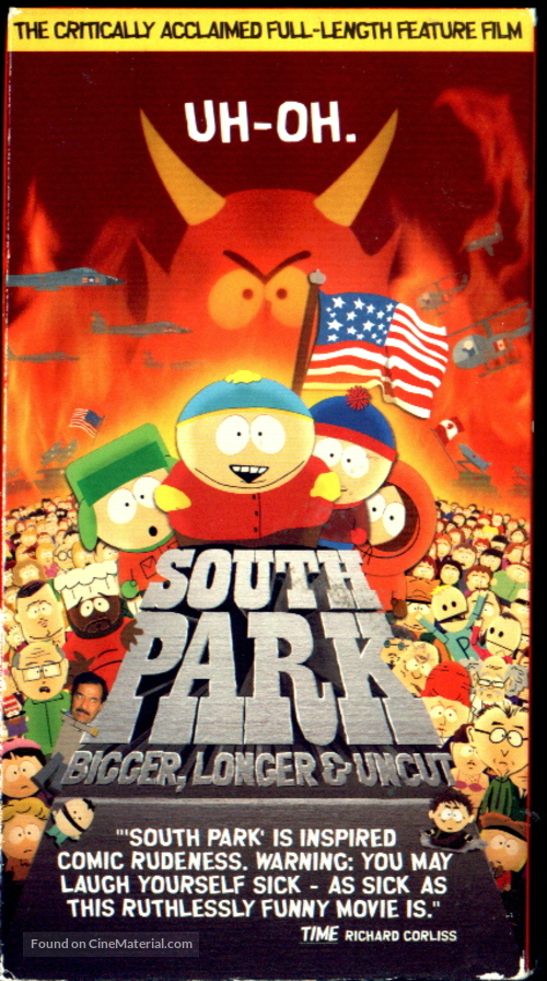 South Park: Bigger Longer &amp; Uncut - VHS movie cover