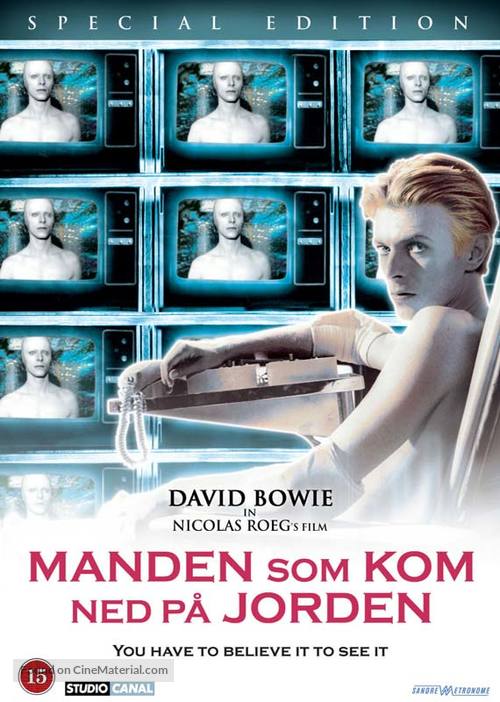 The Man Who Fell to Earth - Danish DVD movie cover