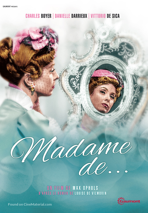 Madame de... - French DVD movie cover