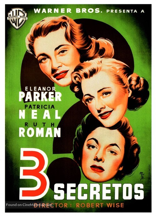 Three Secrets - Spanish Movie Poster