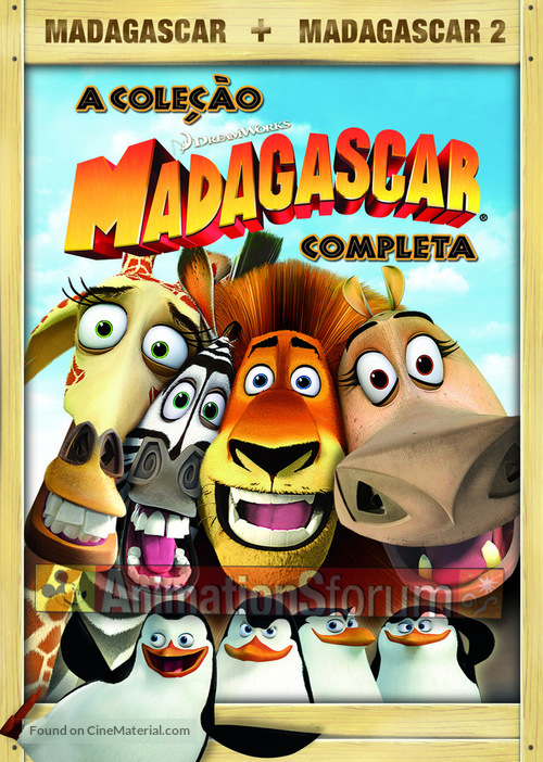 Madagascar: Escape 2 Africa - Brazilian DVD movie cover