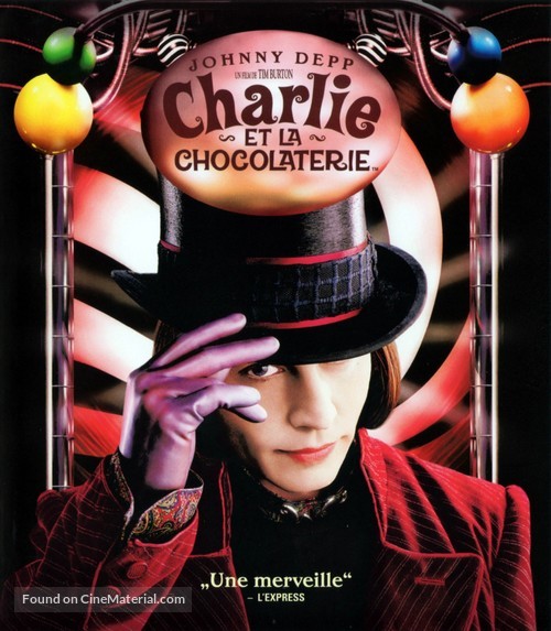 Charlie and the Chocolate Factory - French Movie Cover