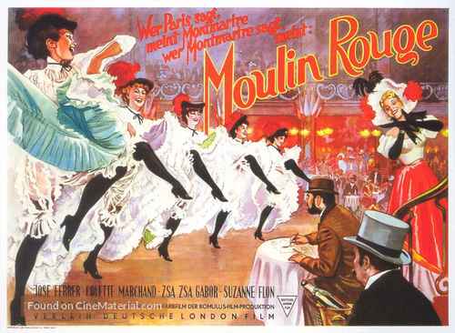 Moulin Rouge - German Movie Poster