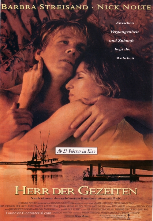 The Prince of Tides - German Movie Poster