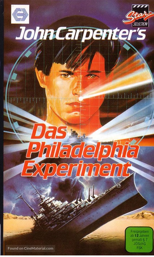 The Philadelphia Experiment - German VHS movie cover