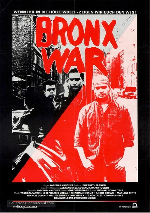 The Bronx War - German Movie Poster