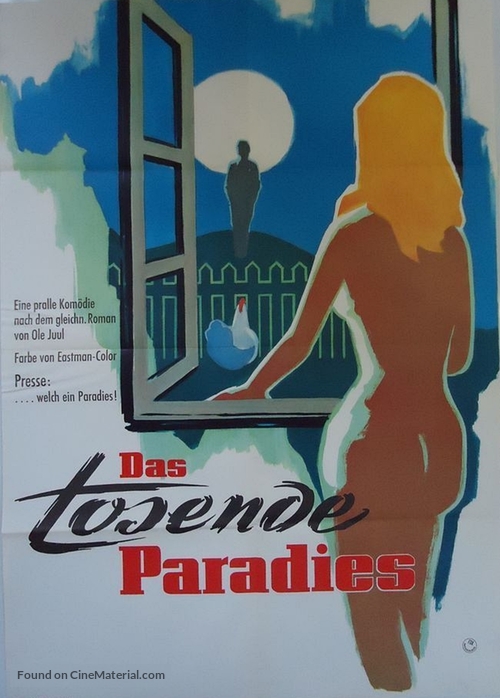 Det tossede paradis - German Movie Poster