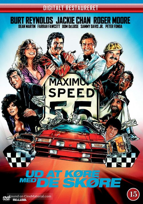 The Cannonball Run - Danish DVD movie cover