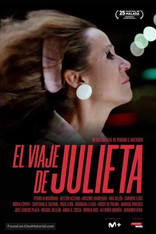 El viaje de Julieta - Spanish Movie Poster