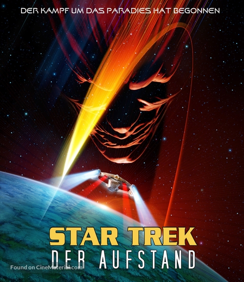 Star Trek: Insurrection - German Blu-Ray movie cover