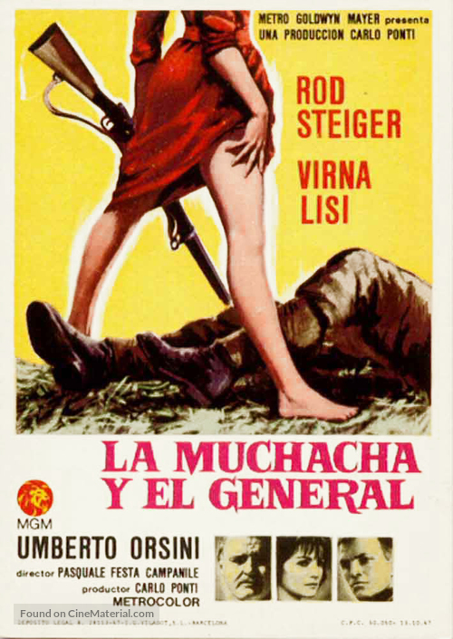 La ragazza e il generale - Spanish Movie Poster