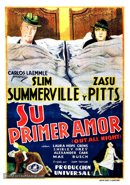 Out All Night - Spanish Movie Poster