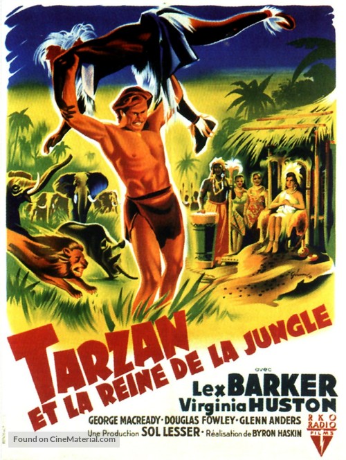 Tarzan&#039;s Peril - French Movie Poster