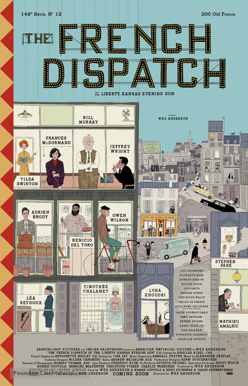 The French Dispatch - Movie Poster