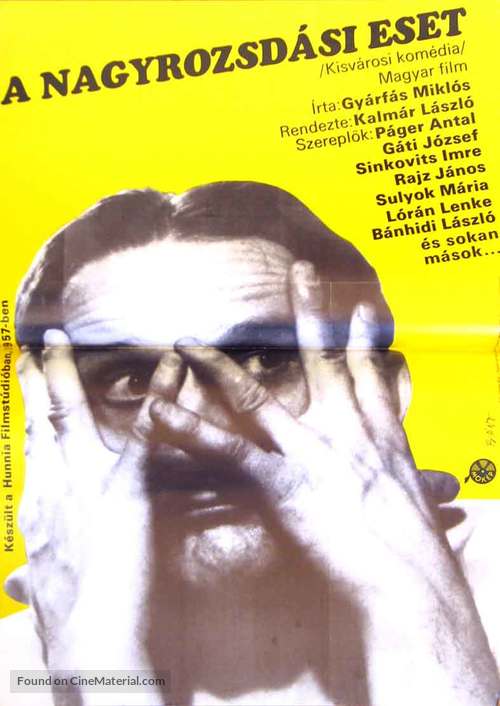 A nagyrozsd&aacute;si eset - Hungarian Movie Poster