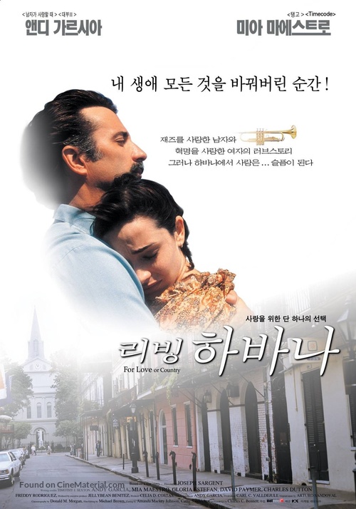 For Love or Country: The Arturo Sandoval Story - South Korean poster