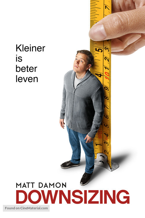 Downsizing - Dutch Movie Cover