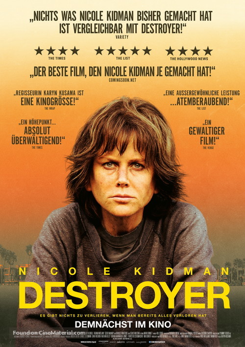 Destroyer - German Movie Poster
