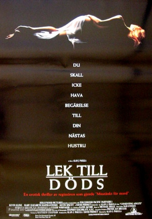 Consenting Adults - Swedish Movie Poster