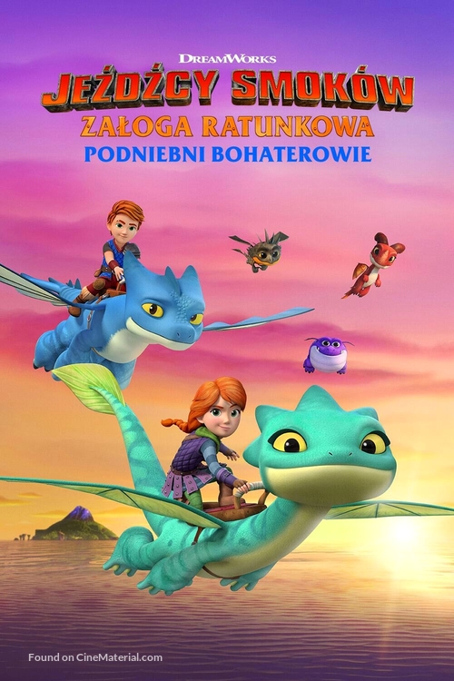 &quot;Dragons Rescue Riders: Heroes of the Sky&quot; - Polish Movie Poster