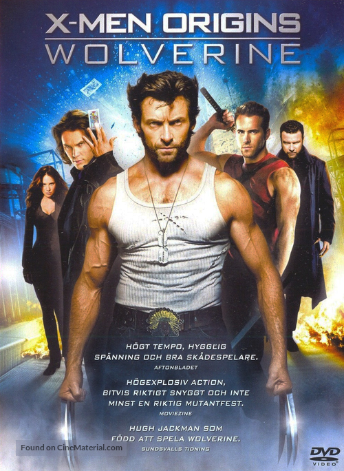 X-Men Origins: Wolverine - Swedish Movie Cover