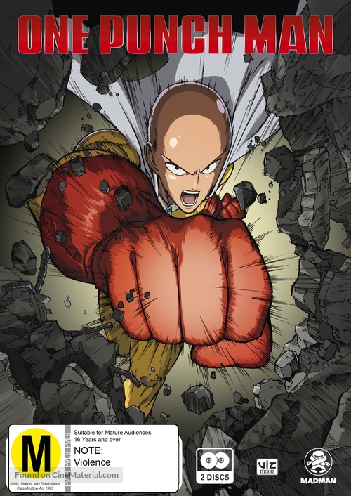 &quot;One-Punch Man&quot; - New Zealand DVD movie cover