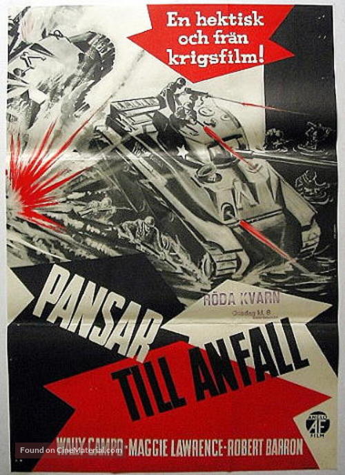 Tank Commandos - Swedish Movie Poster