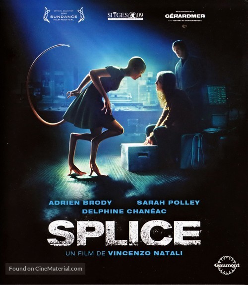 Splice - French Blu-Ray movie cover