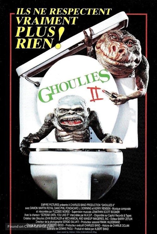 Ghoulies II - French VHS movie cover