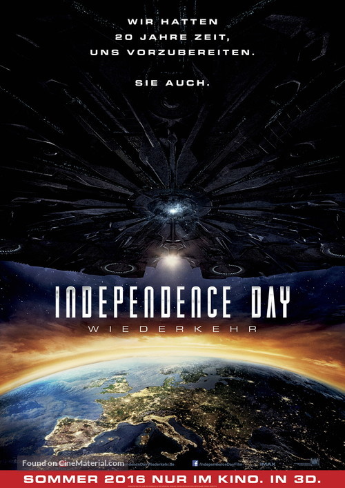 Independence Day: Resurgence - German Movie Poster