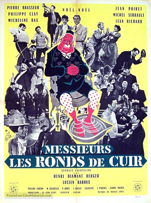 Messieurs les ronds de cuir - French Movie Poster