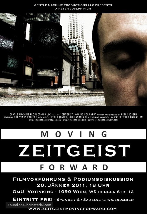 Zeitgeist: Moving Forward - Australian Movie Poster